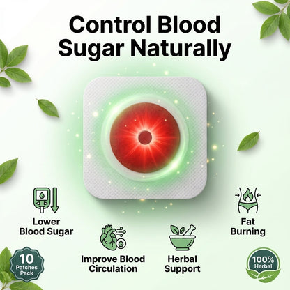 Blood Magnetic Sugar control Patches Buy 1 Get 1 Free (10+10)