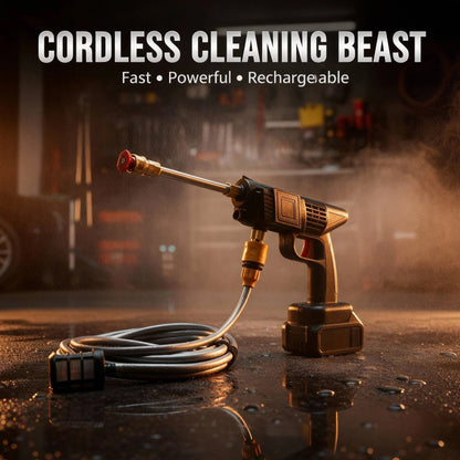 Portable High Pressure Washer Gun With 48 V Lithium Battery